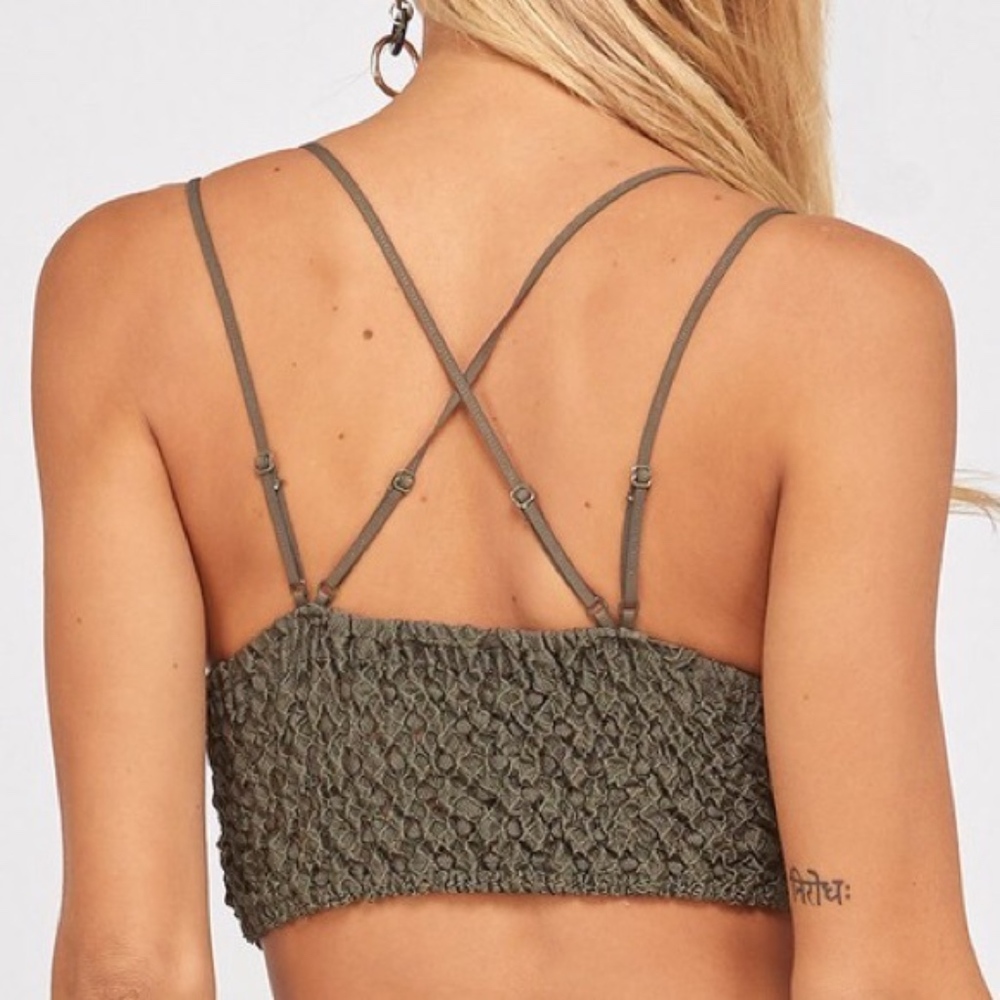 LYANN Cutest Lace Bralette - BRICK - Picture 3 of 5
